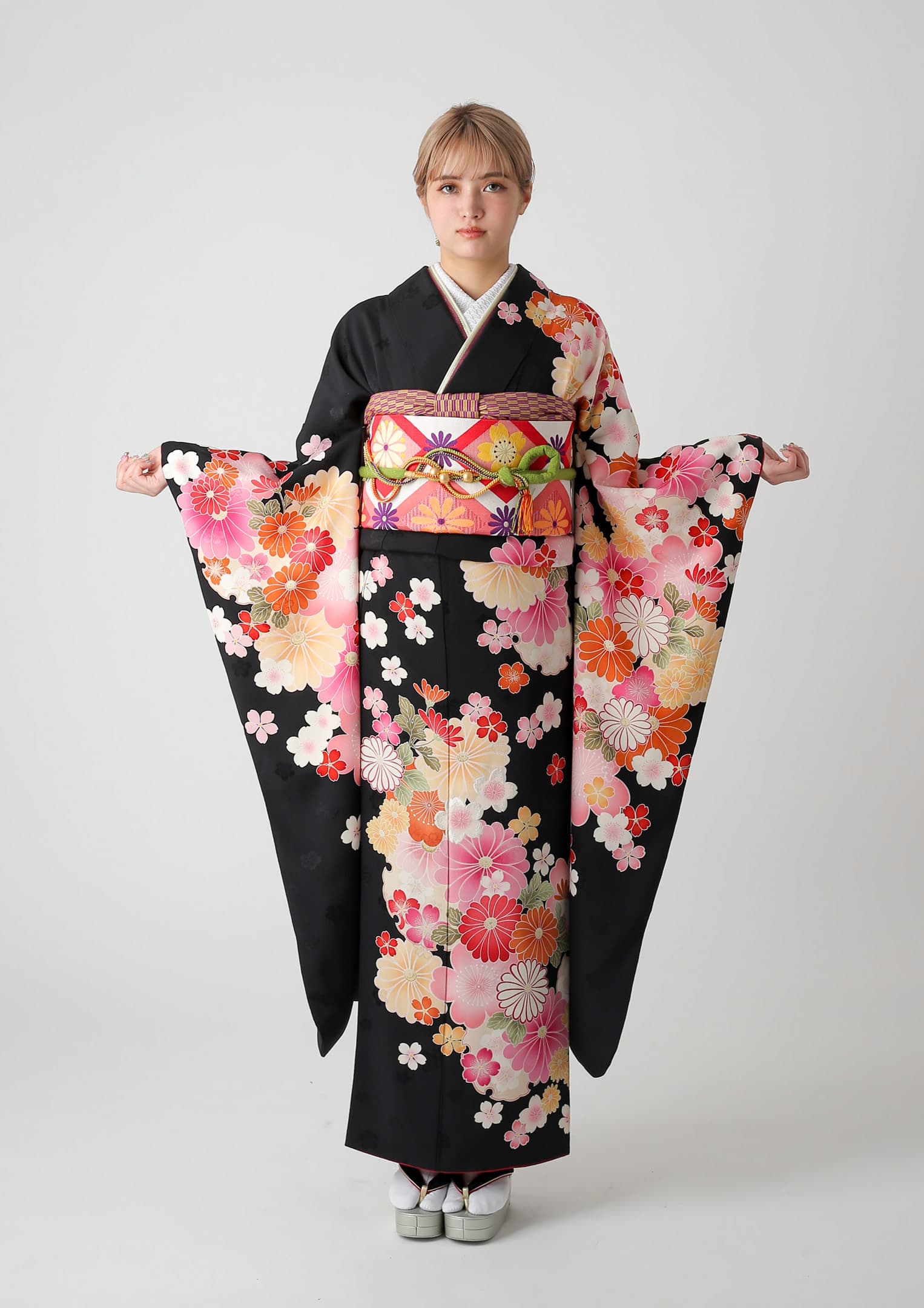 美品1924年作定価22万◇ネ・ラリック『FIORET』ペンダント 黒パチネ