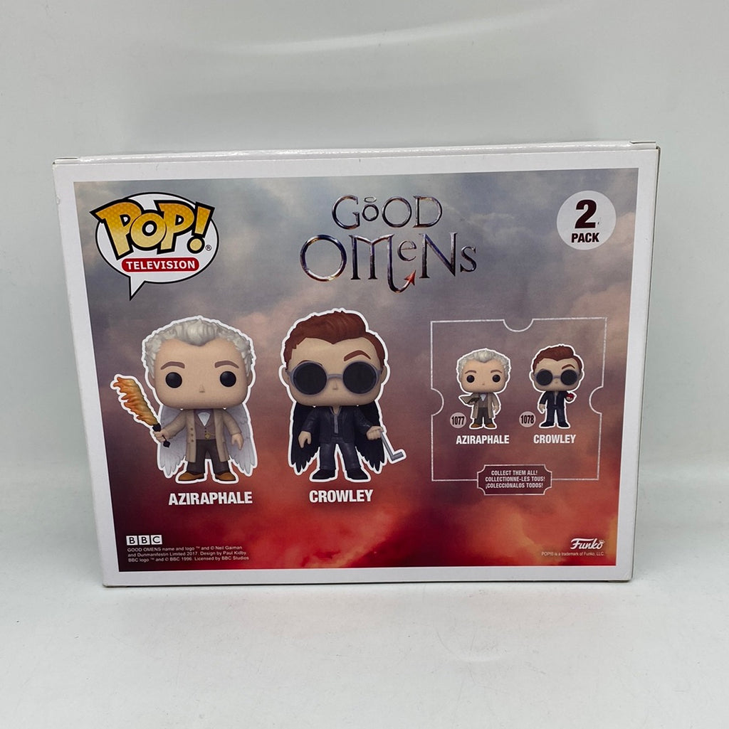 Funko Pop! Good Omens: Aziraphale & Crowley 2Pack Specialty Series Lim