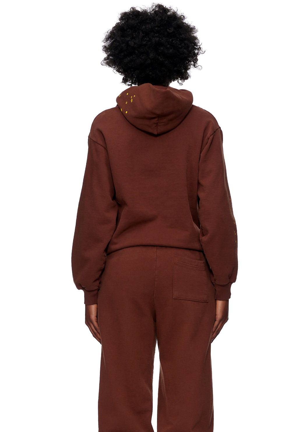 BROWN WEB HOODIE | SP5DER | KING SPIDER