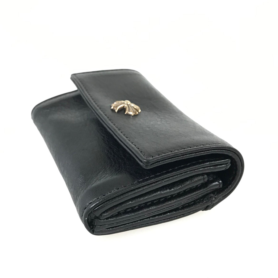 CHROME HEARTS CH Plus Tiny Wallet Heavy Leather coin purse