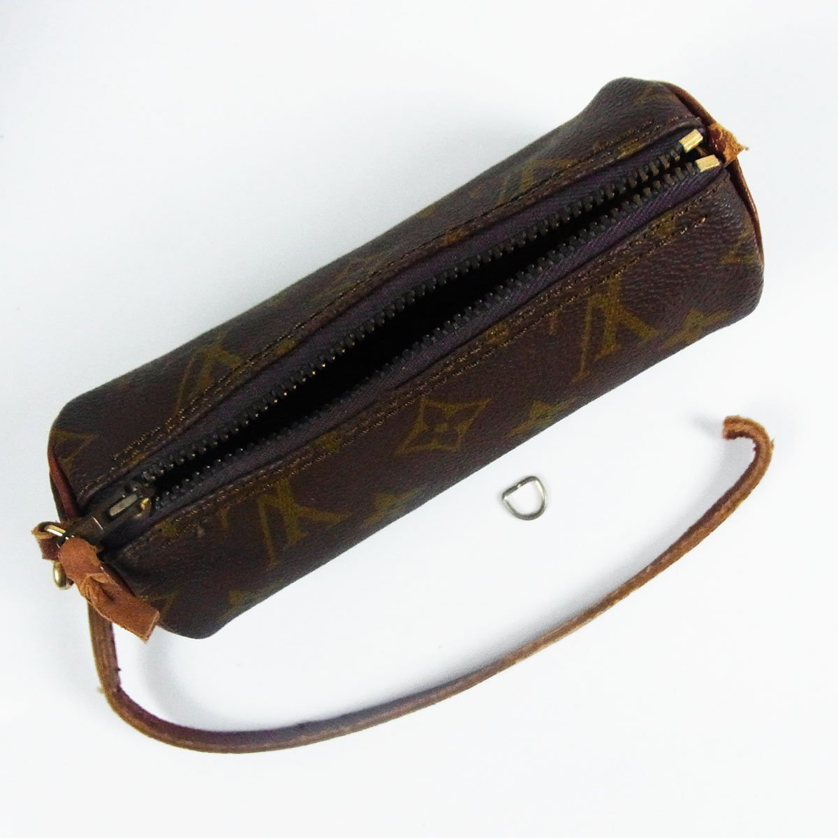 ルイヴィトン 旧パピヨン30 ポーチのみ モノグラム シリアル消え 難