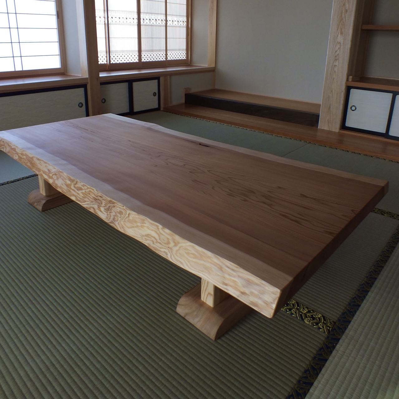 2種類の使い方ができる座卓の脚 | 一枚板xオイル仕上げの専門店｜木の