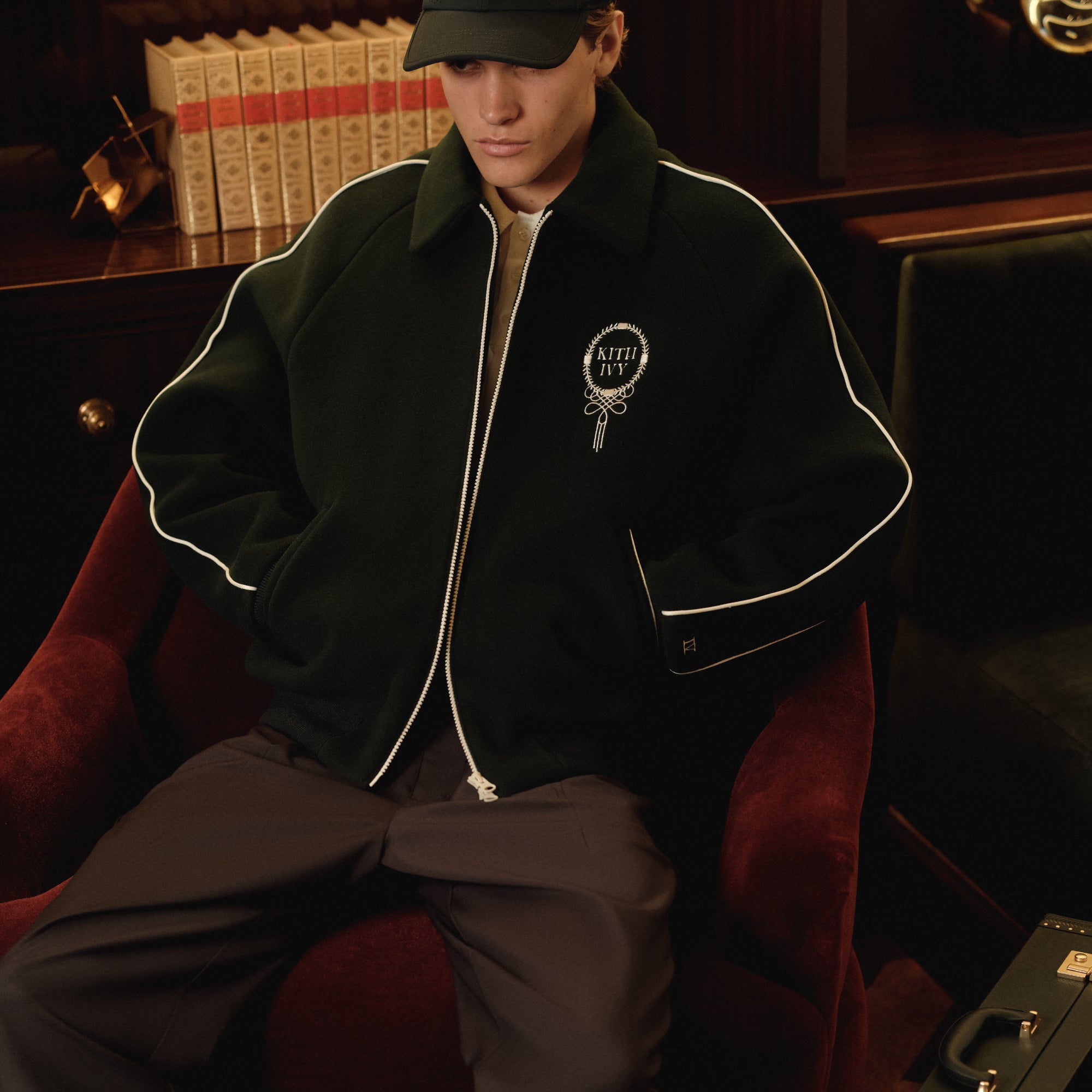 Kith Lloyd Faux Fur Coaches Jacket - Black