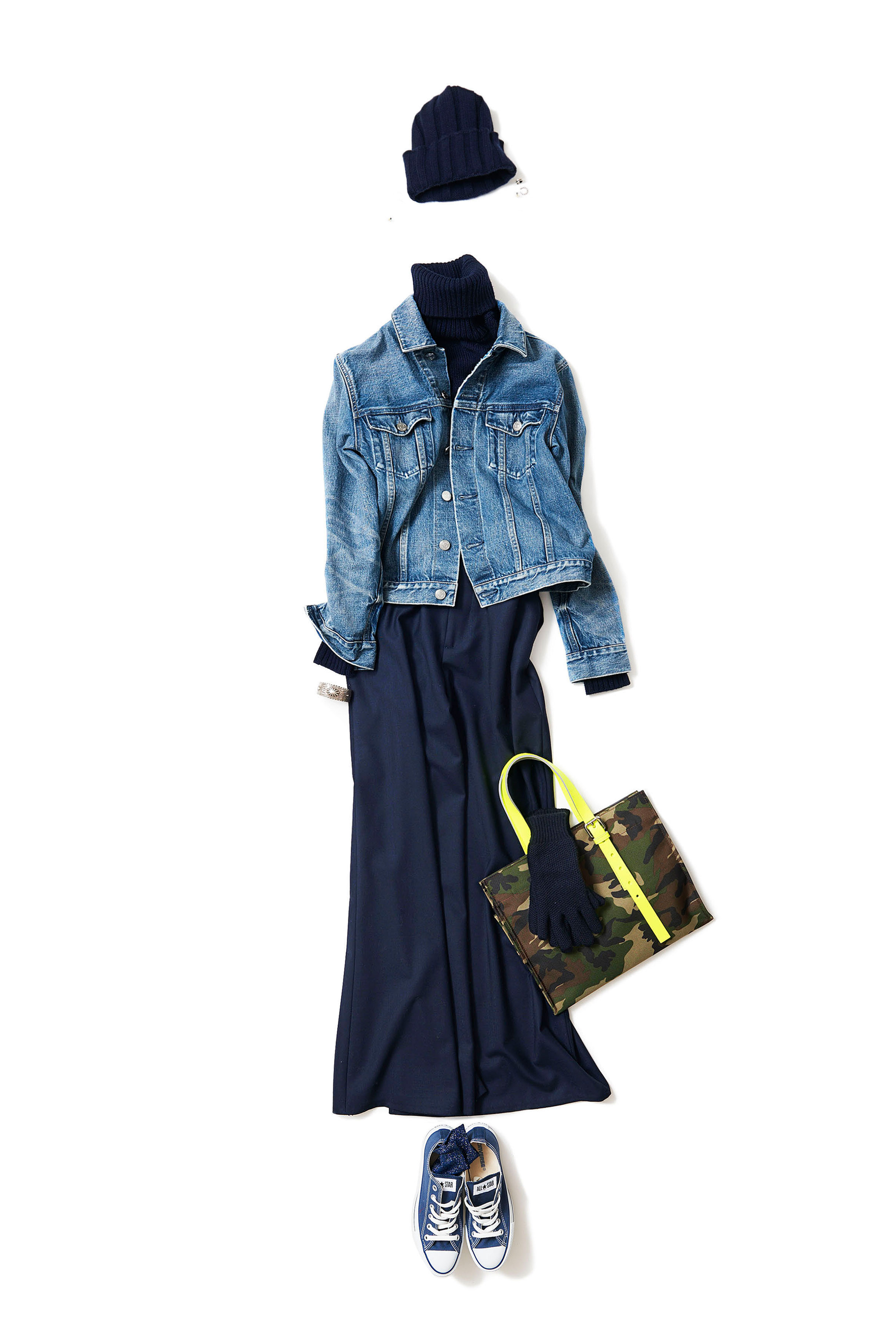 タートルニット・Navy / TOPS / Kyoko Kikuchi's Closet | 菊池京子の