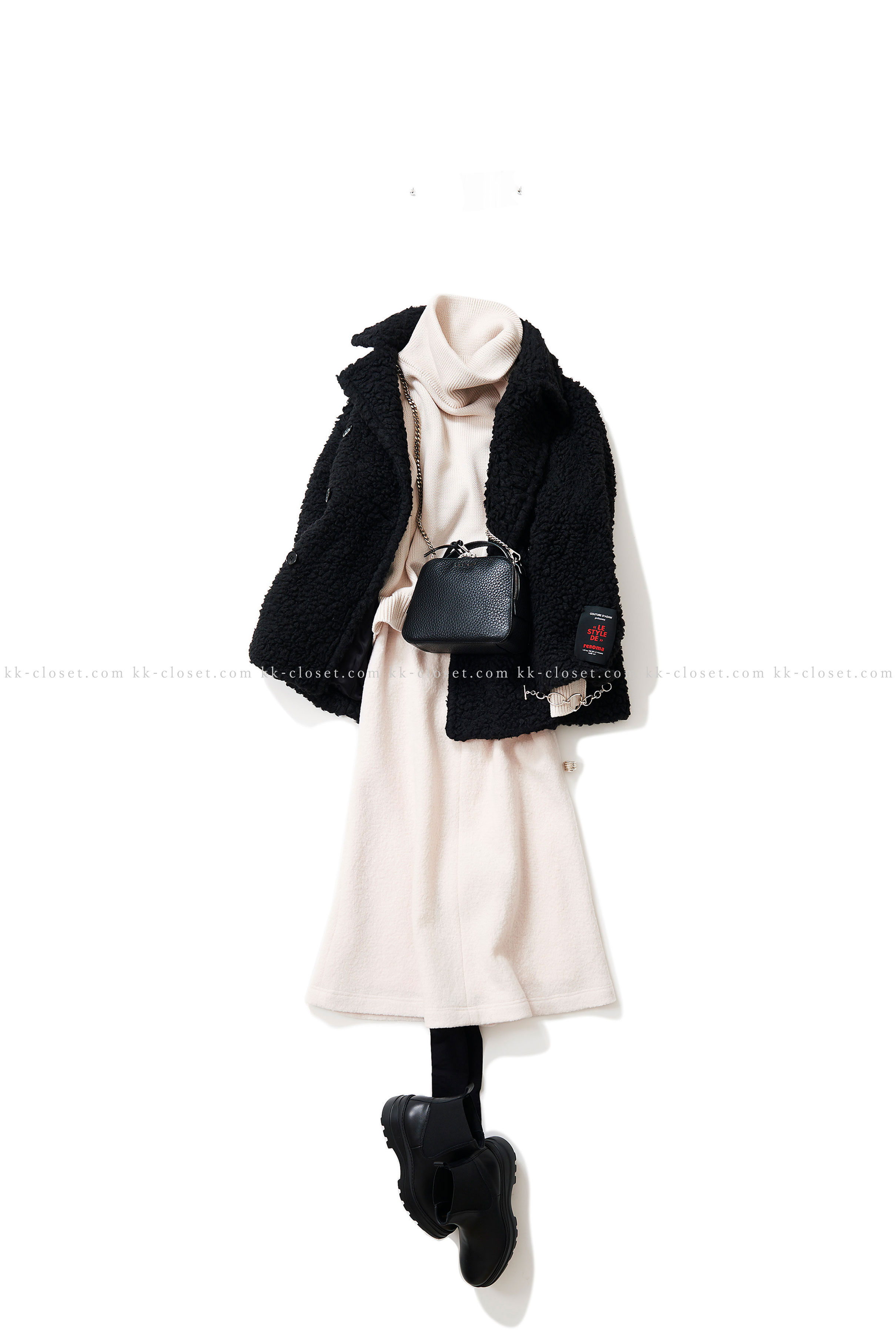 菊池京子さんK.K closetボアロングコート ボアロングコート / OUTER