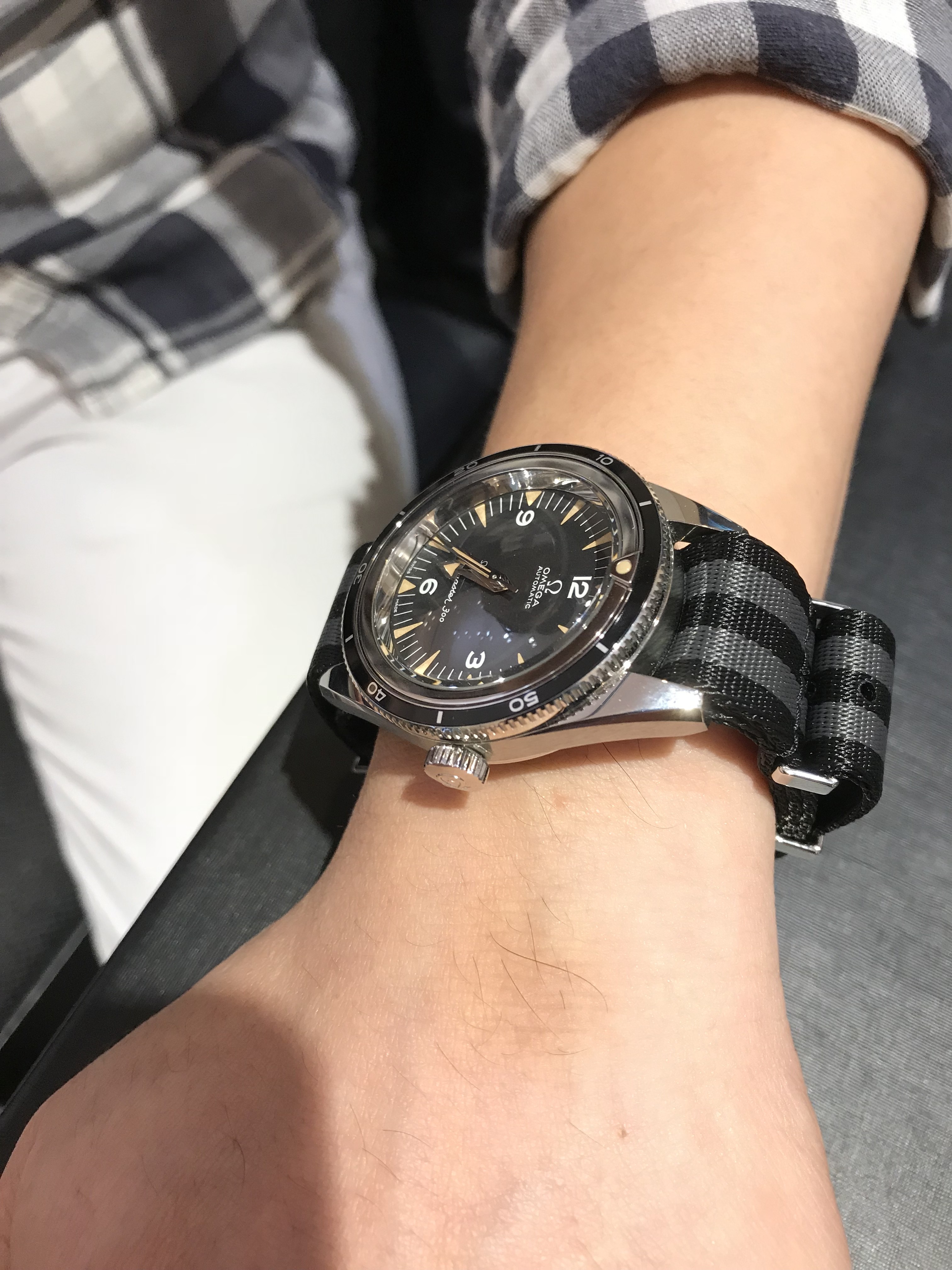 オメガのNATOストラップをご購入頂きました。|スタッフブログ|小林時計