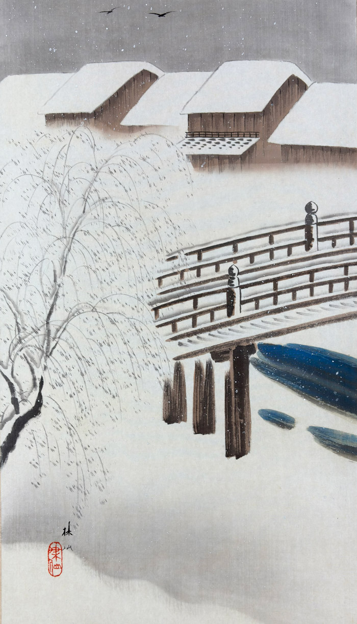 鴨川之雪｜新・古美術 高美堂（こうびどう）｜掛軸販売・通販・買取