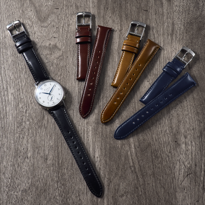 Knot S18-TOC-BK 時計ベルト バンド コードバン 18mm オーク – Maker's