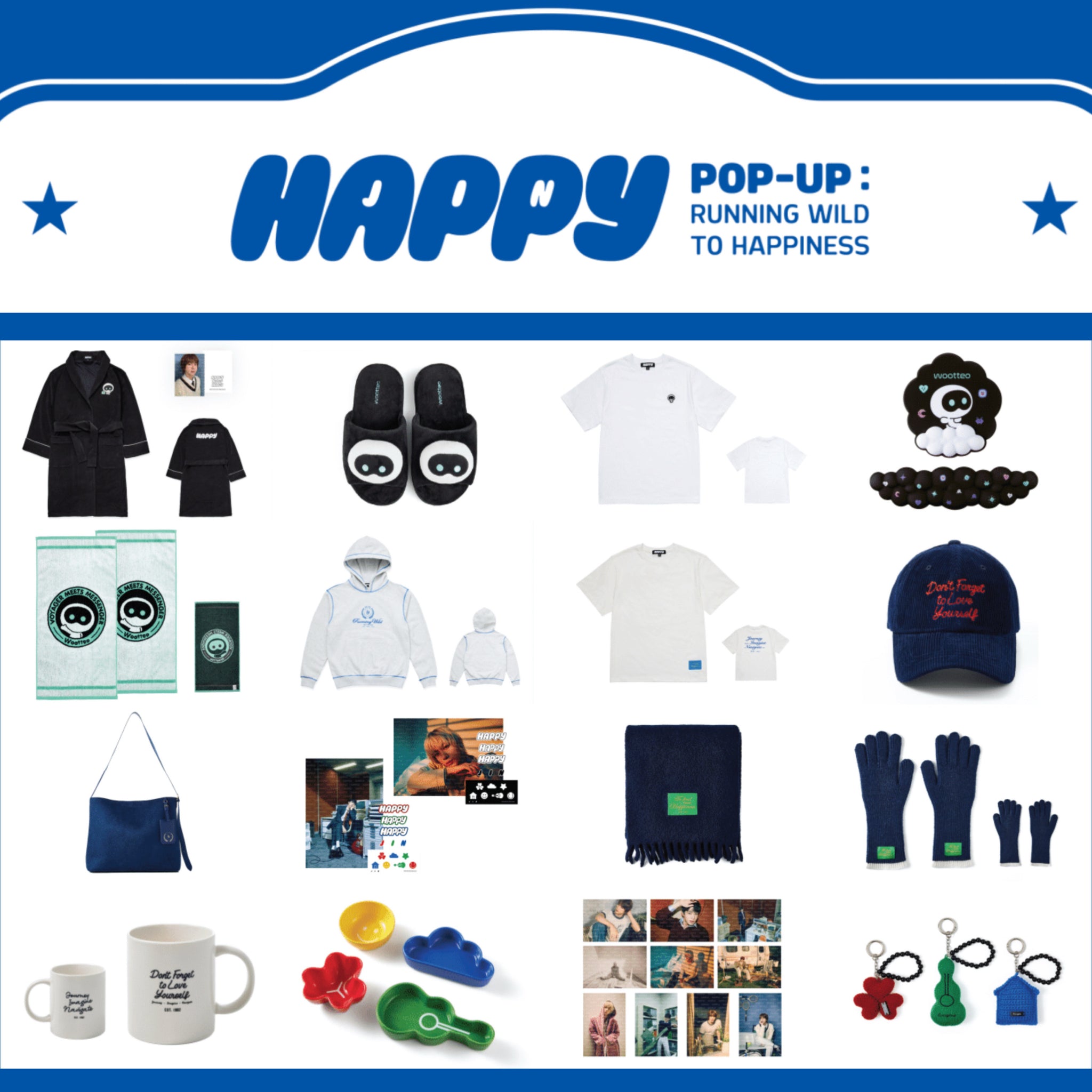 BTS JIN- HAPPY Pop Up : Running Wild to Happiness Official MD – K-STAR