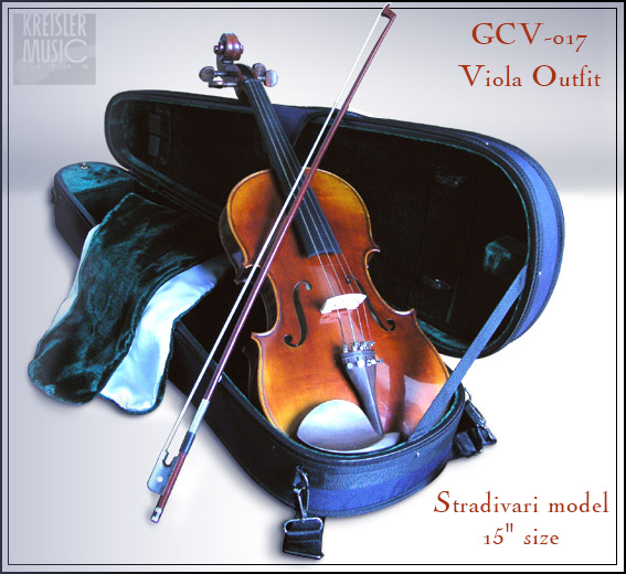 GCV-017 ビオラセット ストラディバリモデル◇15インチ|-バイオリン