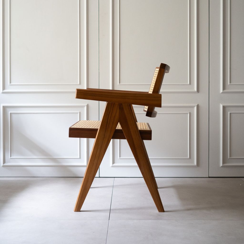 Outlet】V-leg Office Chair PH28 Teak /【アウトレット】 Vレッグ