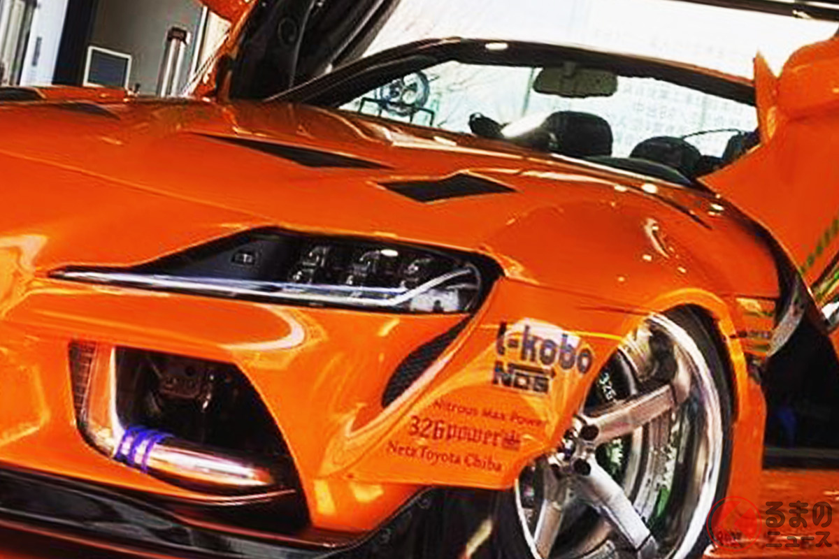 究極のトヨタ「スープラ・オープン」爆誕！ 跳ね上げドアが超絶カッコ