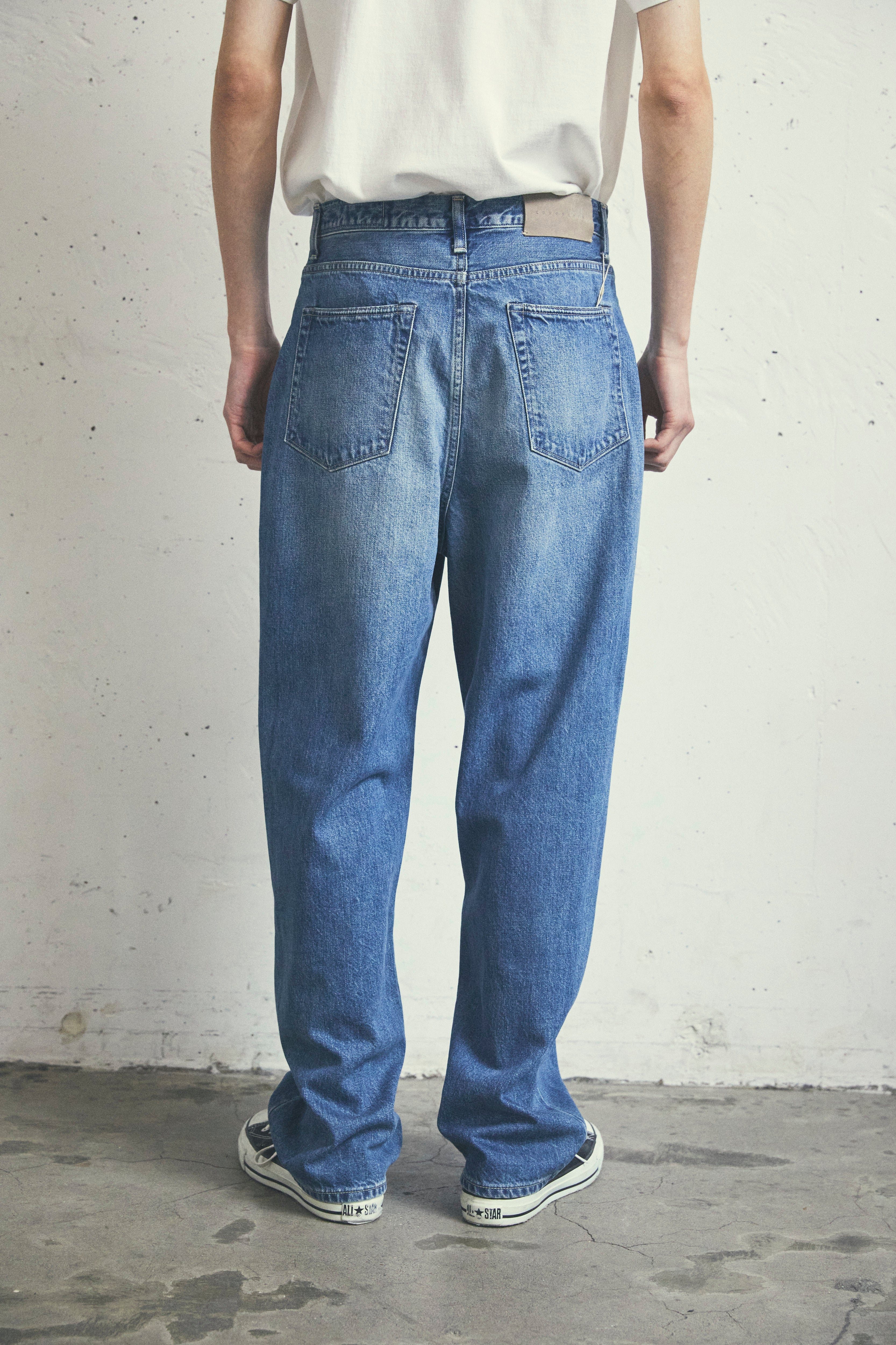 KURO | オプティマウォッシュ002 デニムパンツ | ハイウエストワイド