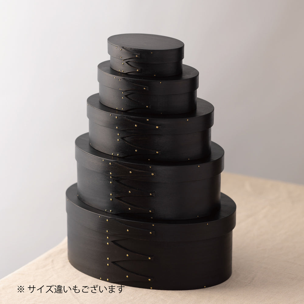 シェーカーボックス オーバルボックス M 黒 – kuros.style