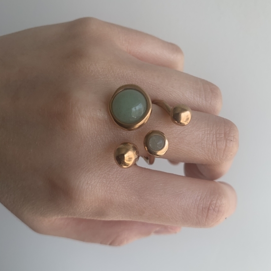 モニカ カスティリオーニ」のアートなリング【大人の2週間市