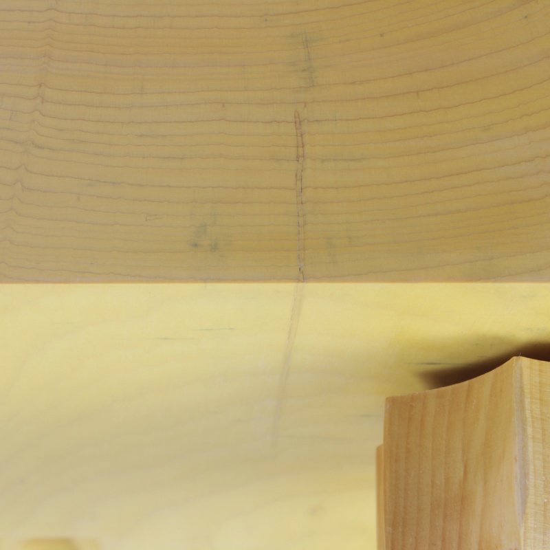 本榧脚付碁盤 4.5寸板目 252201