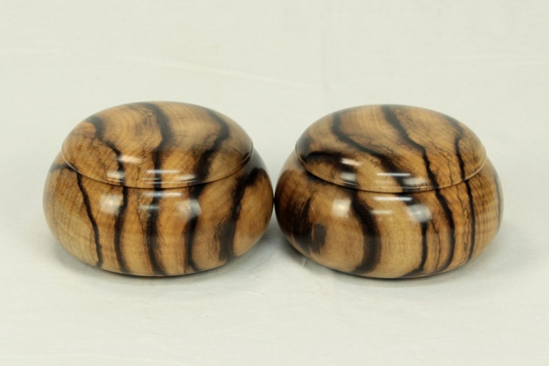 碁笥 黒柿 平型 212161