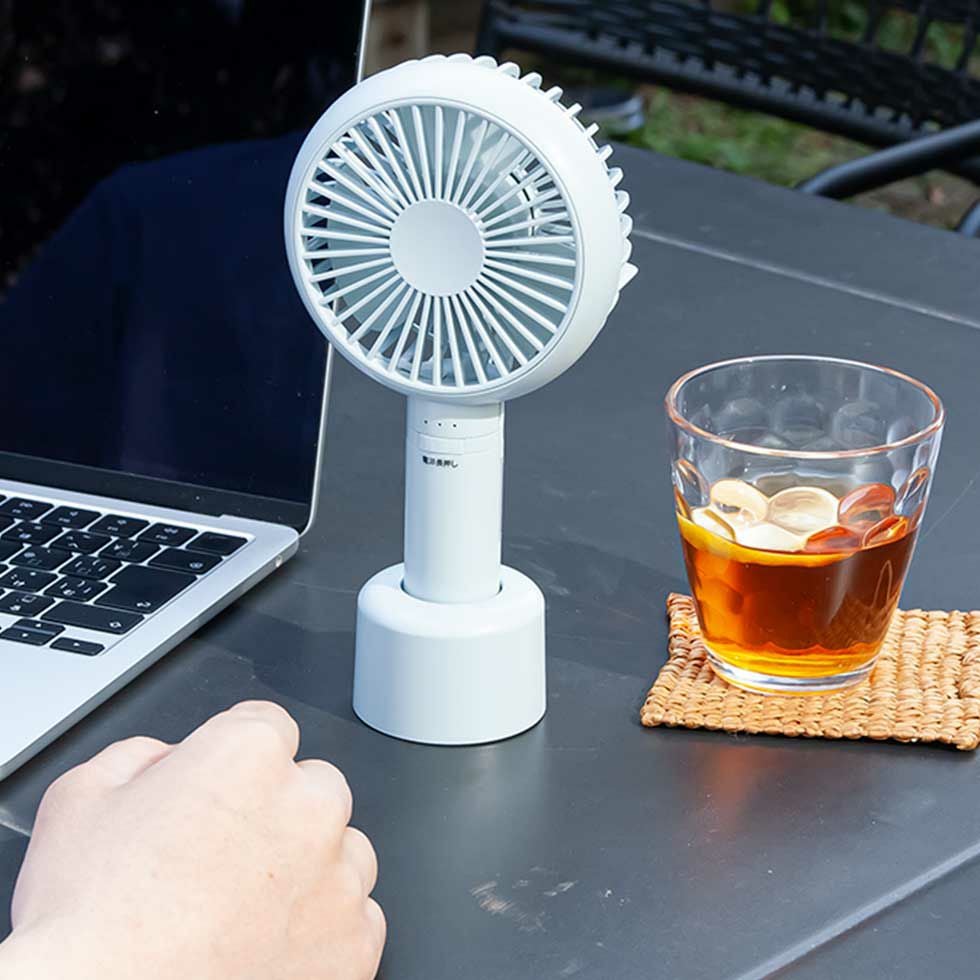 販売終了】ハンディファンUSB充電式KPF-0941 | コイズミオンラインショップ