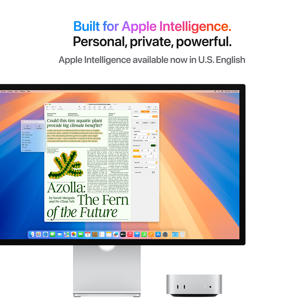 Sistem Desktop PC APPLE Mac Mini mu9d3ze/a, Apple M4, 16GB, SSD