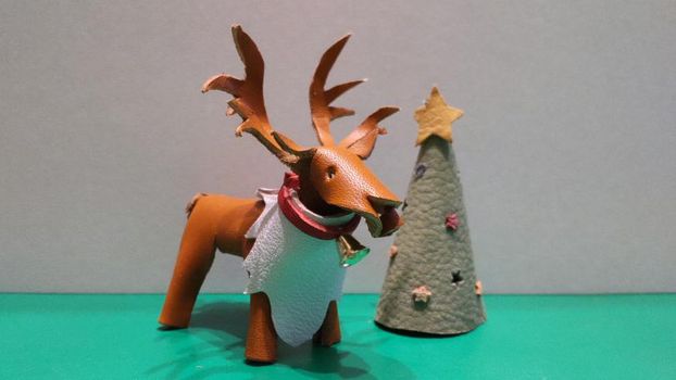 レザークラフト クリスマストナカイ／Xmasワークショップ〈要予約