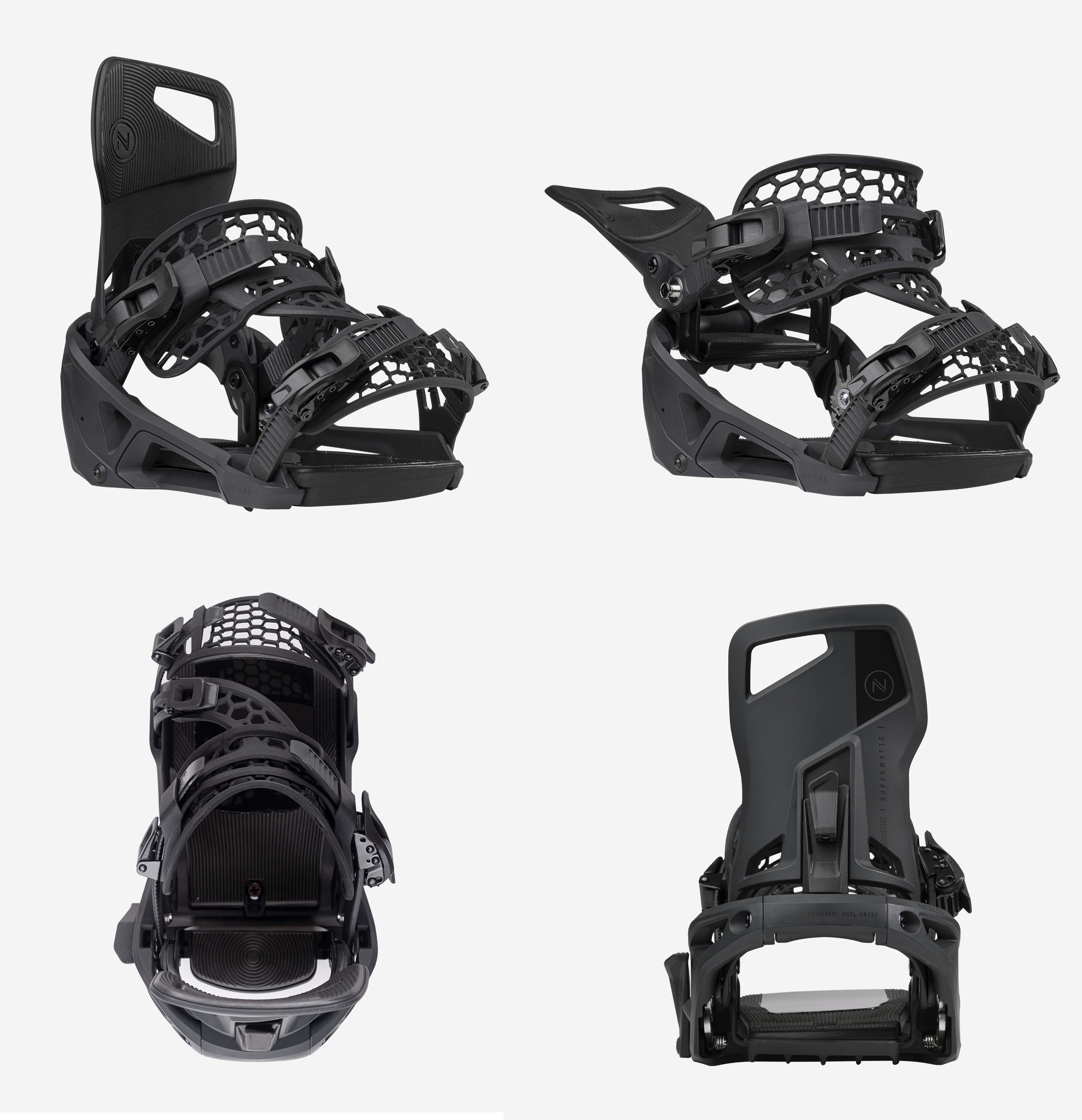 □ Nidecker □ Supermatic Bindings 2023-24 / White - LADE STORE