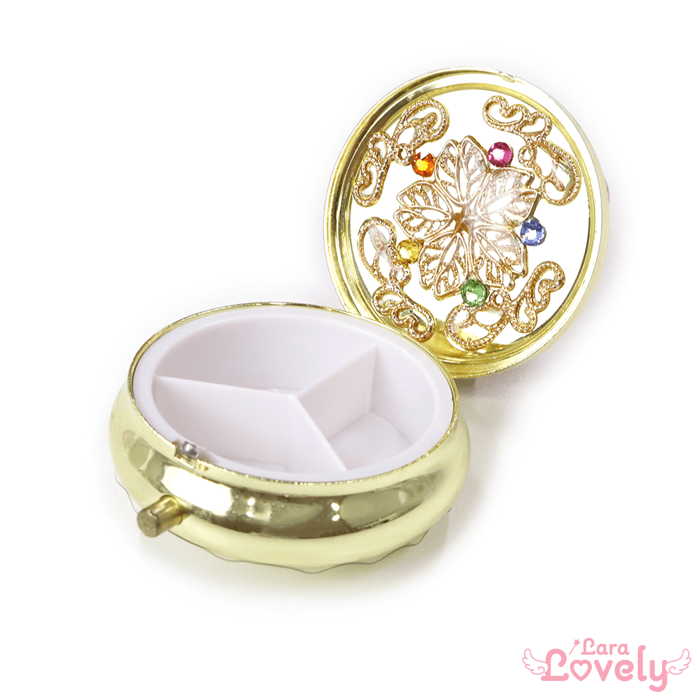 魔法のタップコンパクト ピルケース - ゆめかわいいハンドメイド通販