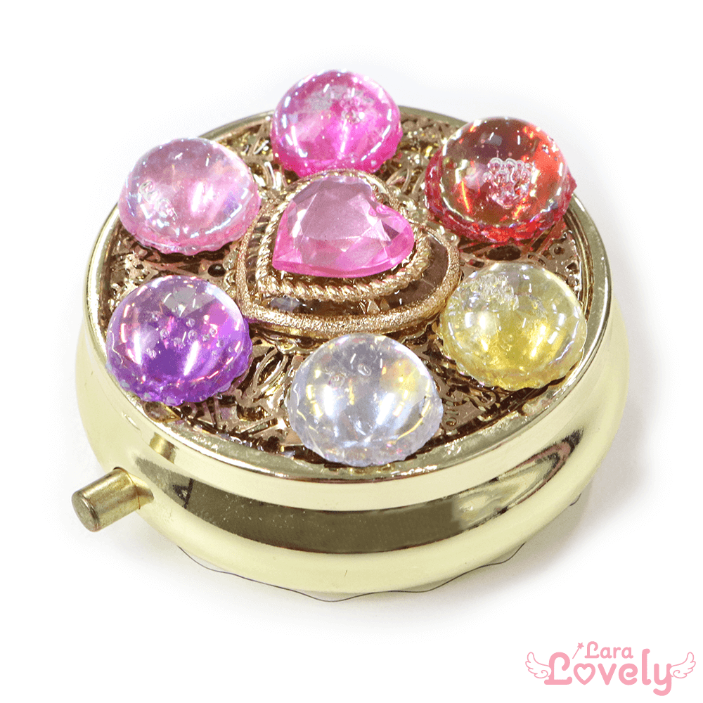 魔法のタップコンパクト ピルケース - ゆめかわいいハンドメイド通販