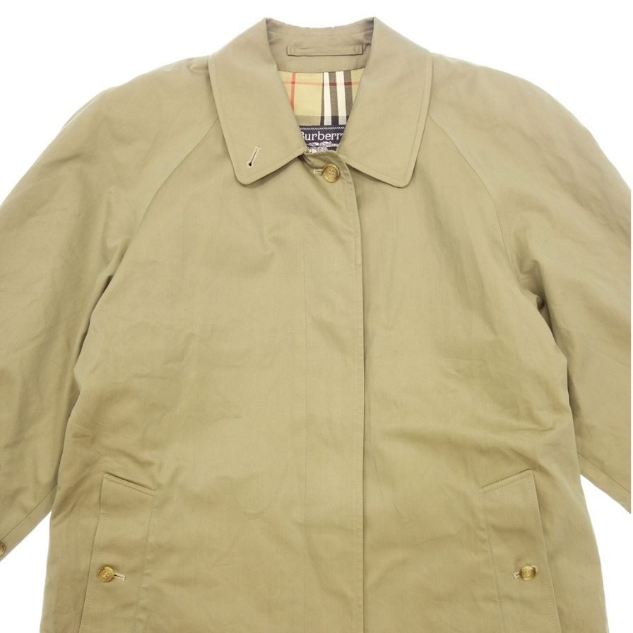 80s【Burberry's】バーバリー ステンカラーコート コットン100