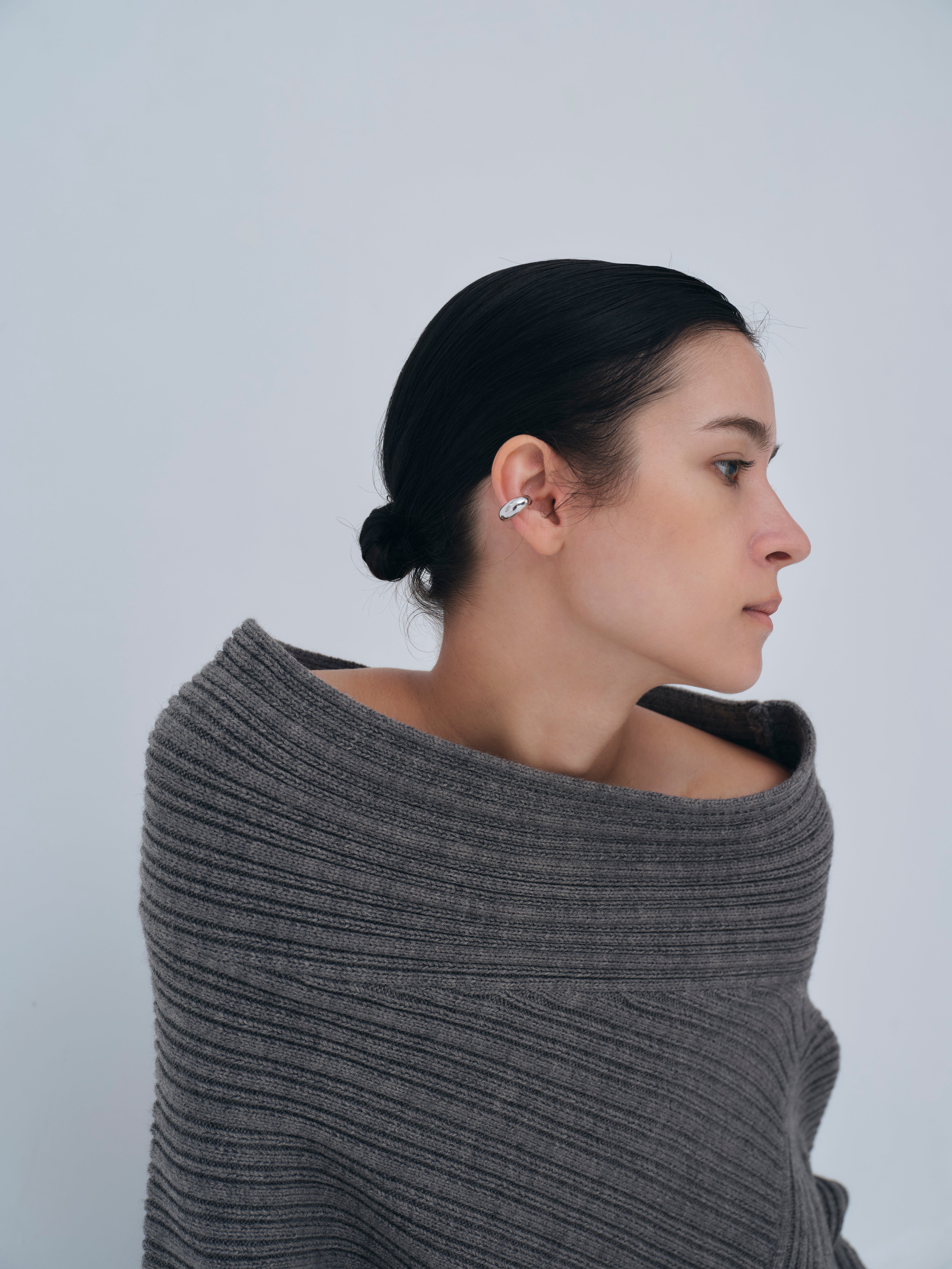 Panel Rib Wool Knit Tops – L'AUBE BLANC