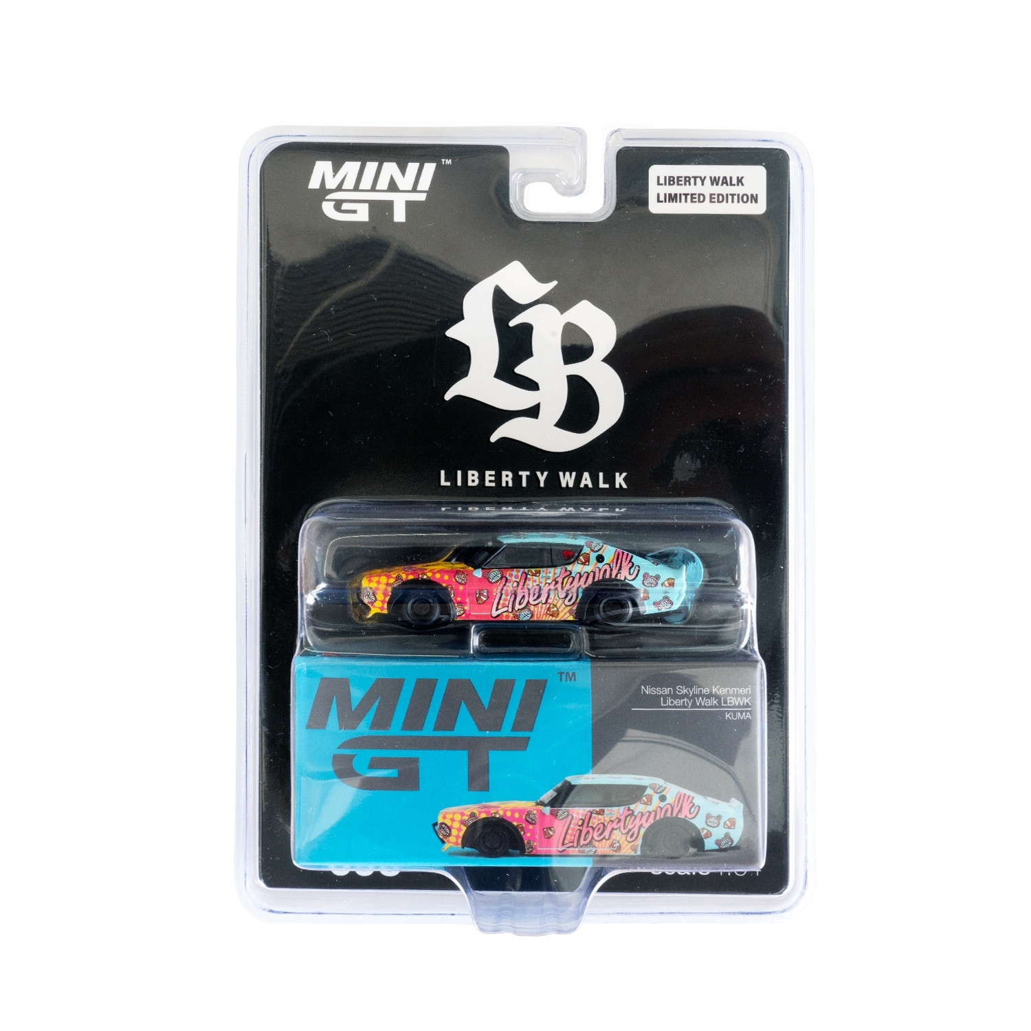 1/64 MINI-GT Nissan Skyline Kenmeri Liberty Walk LBWK KUMA - LB