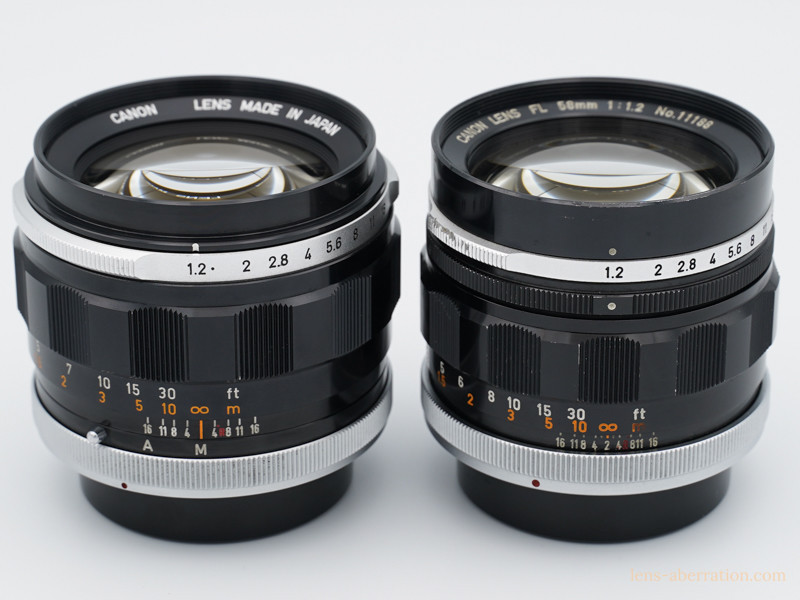 F1.2大口径】Canon FL 55mm vs 58mm 性能比較レビュー | 収差Love
