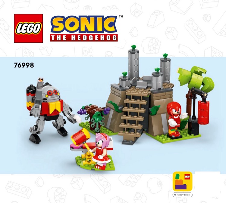 LEGO Instructions for set 76998 Knuckles and the Master Emerald