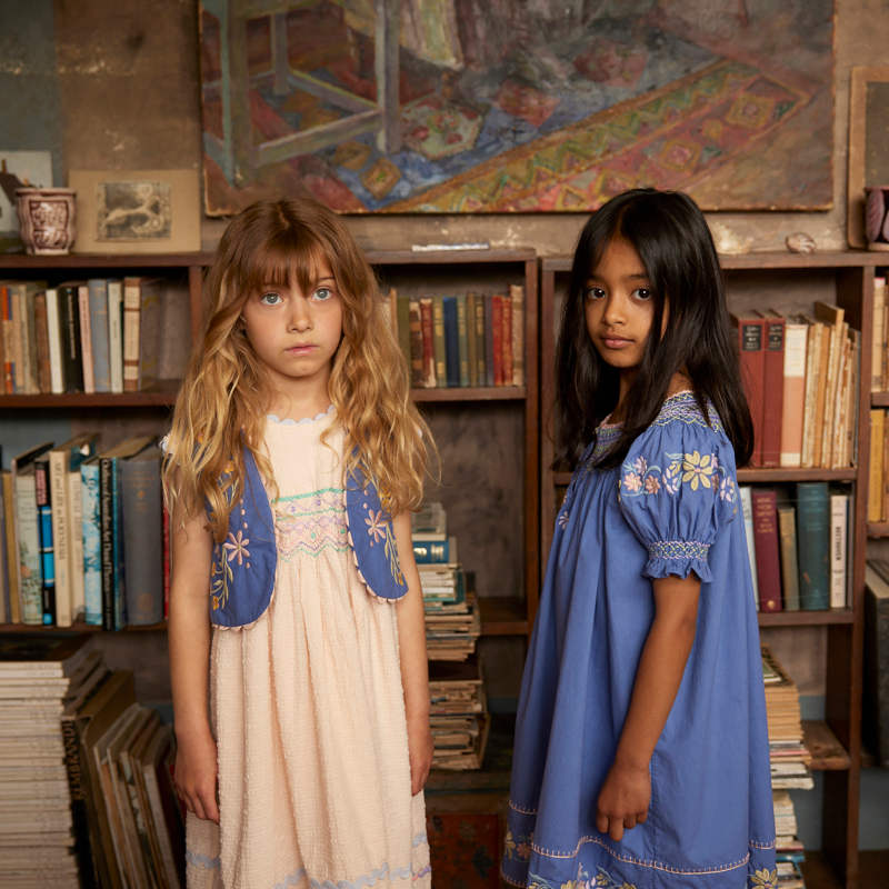 Apolina（アポリナ）2026SS GIGI MIDI DRESS - blush - キッズ