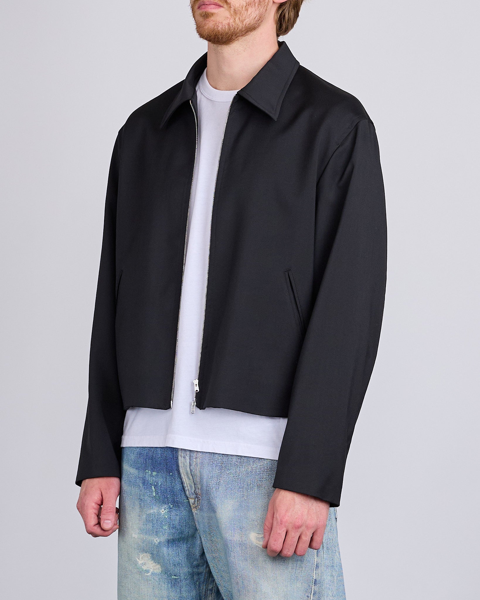 Our Legacy Mini Jacket Black Worsted Wool – LESS 17