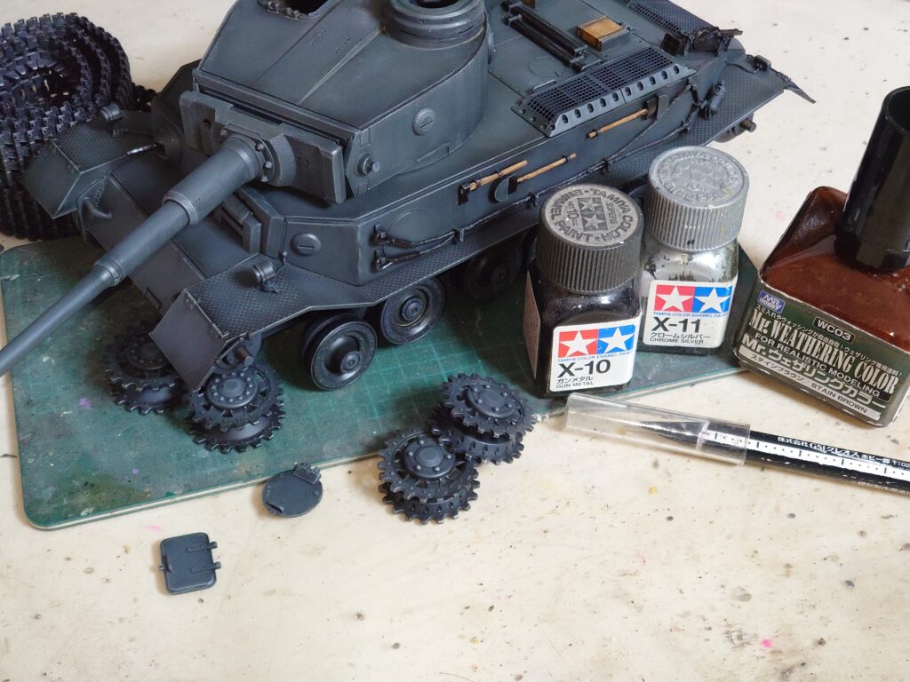 アミュージングホビー ティーガー(P) 製作記⑦(完成) | 模型大隊戦闘日誌