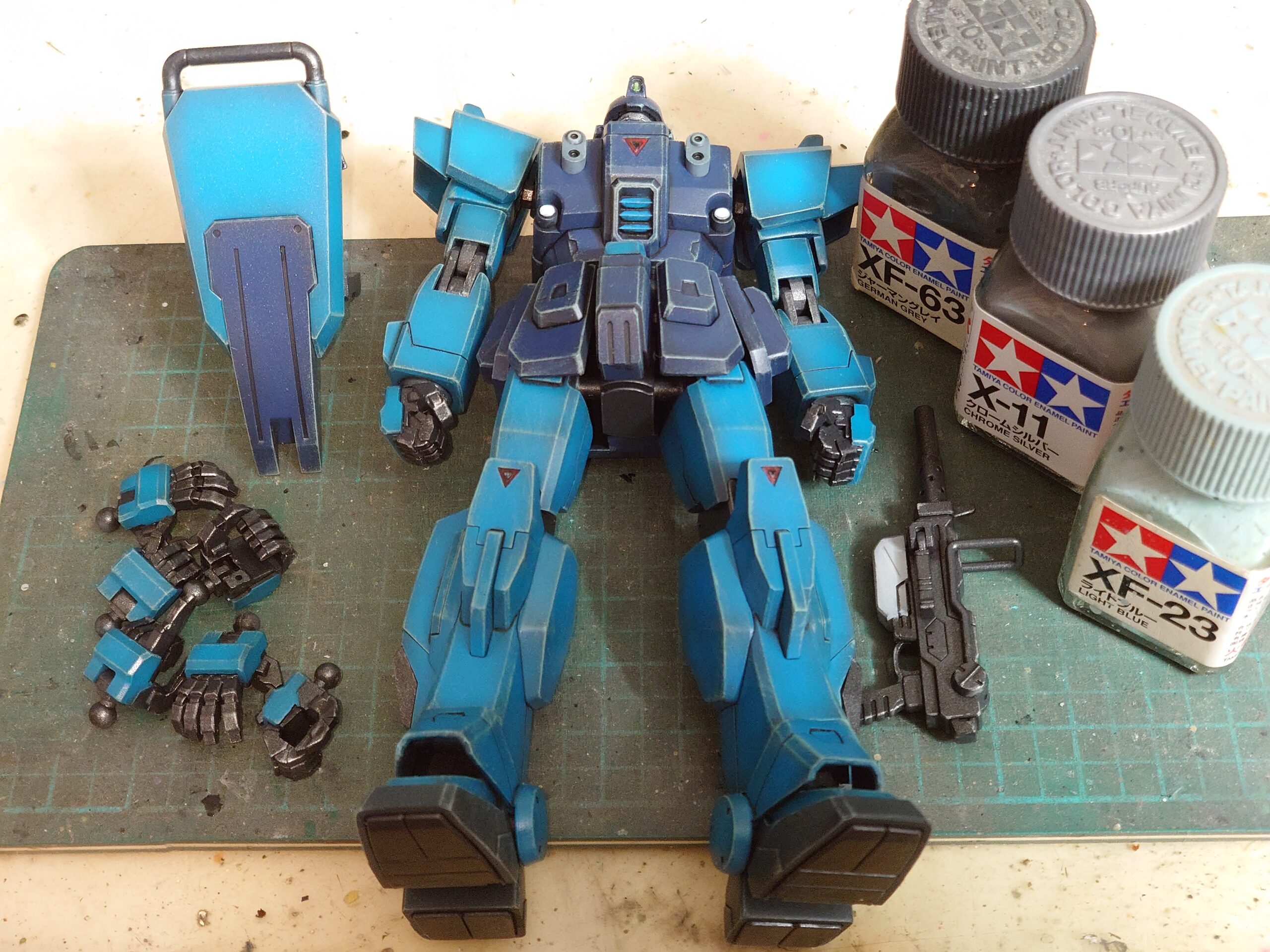 HGUC ブルーディスティニー1号機 製作記⑤ | 模型大隊戦闘日誌