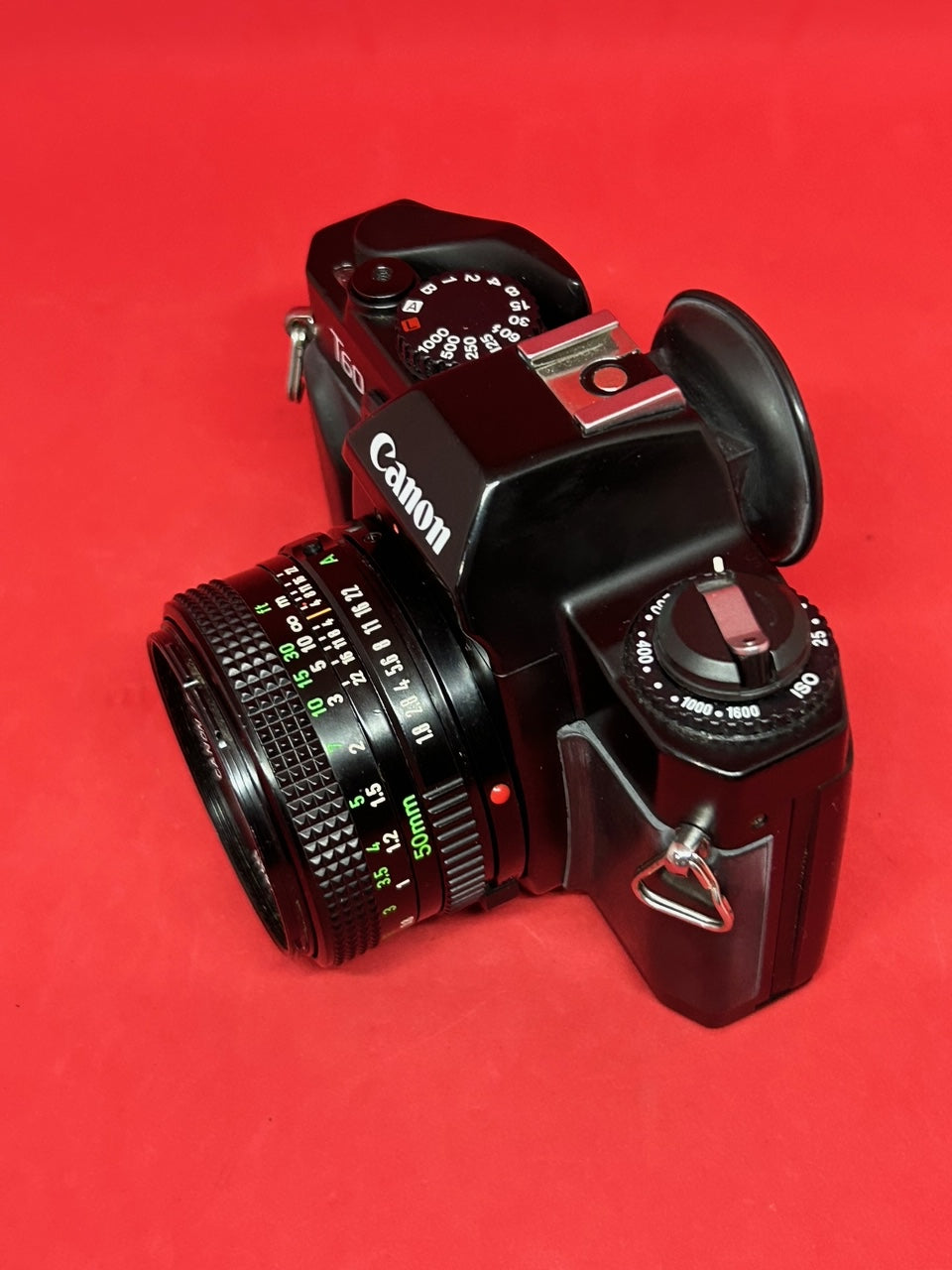 Canon T60 with 50mm f/1.8 Lens 35mm Film Camera – Lincoln Camera