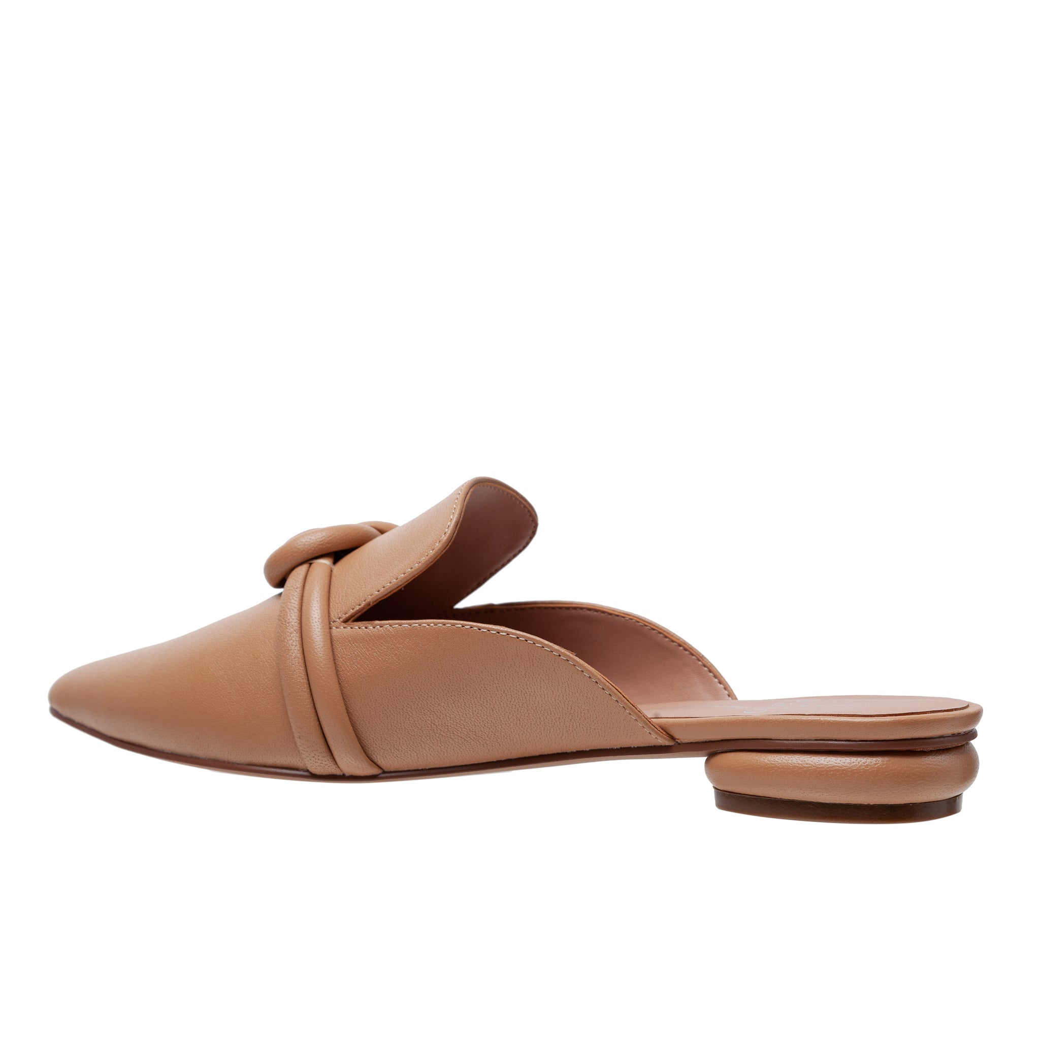 AZELIA | Knotted Leather Mules – LINEA Paolo Shoes
