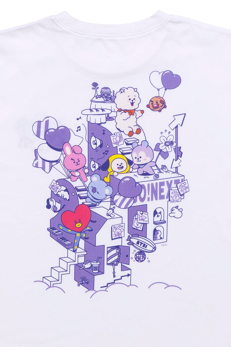 Tシャツ(NEXT STAGE) BT21 – LINE FRIENDS SQUARE JAPAN OFFICIAL