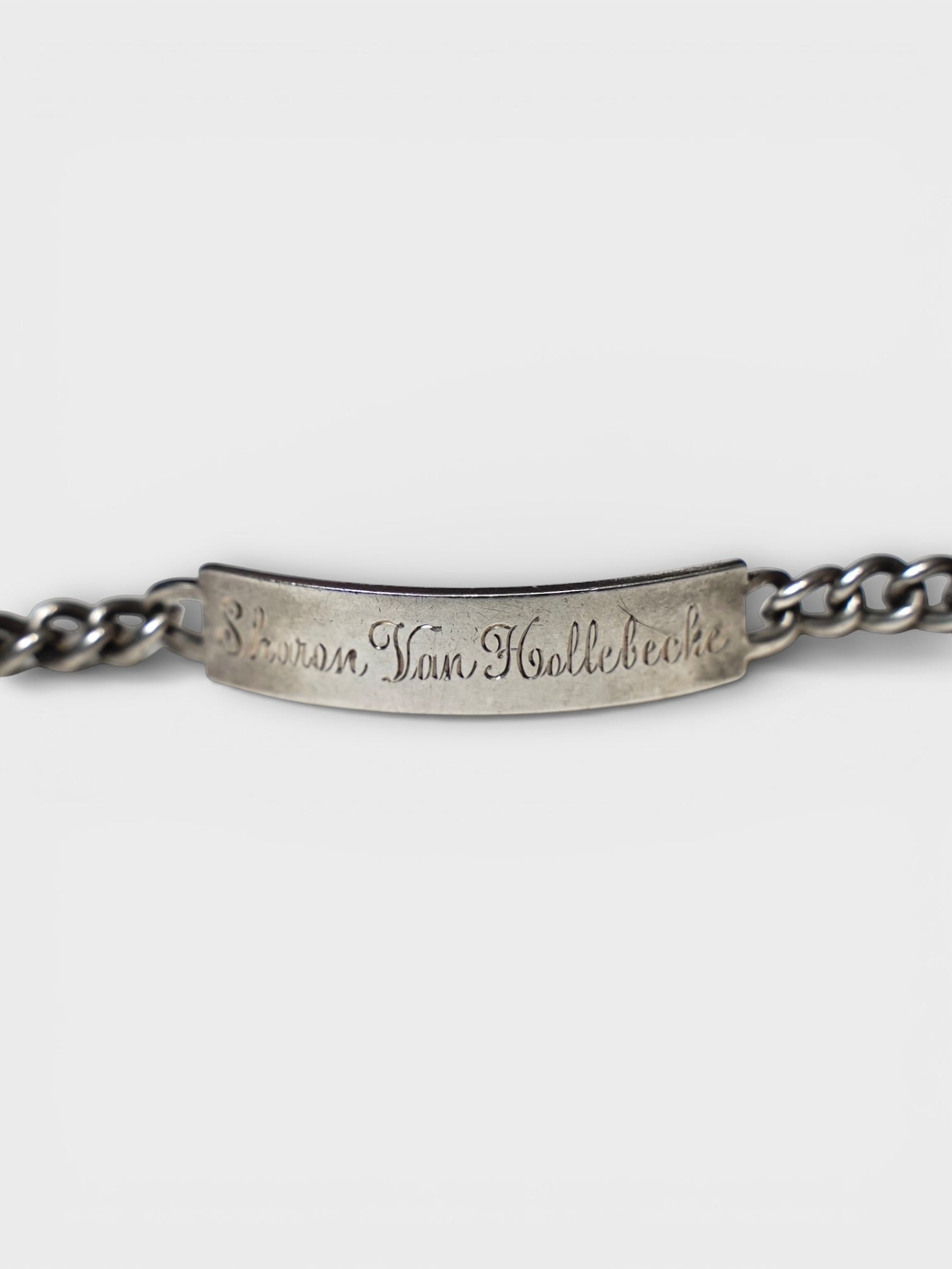 Vintage Silver ID Bracelet ヴィンテージ シルバーブレスレット – LIOT