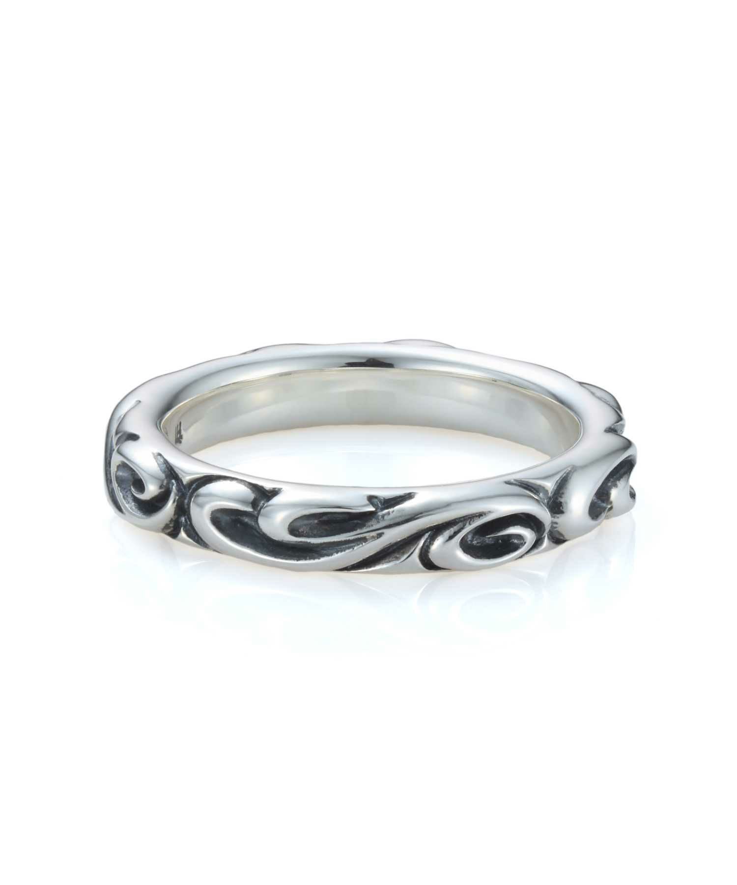 HOWL”タテガミスクロールリング/シルバー925 | LION HEART STORE