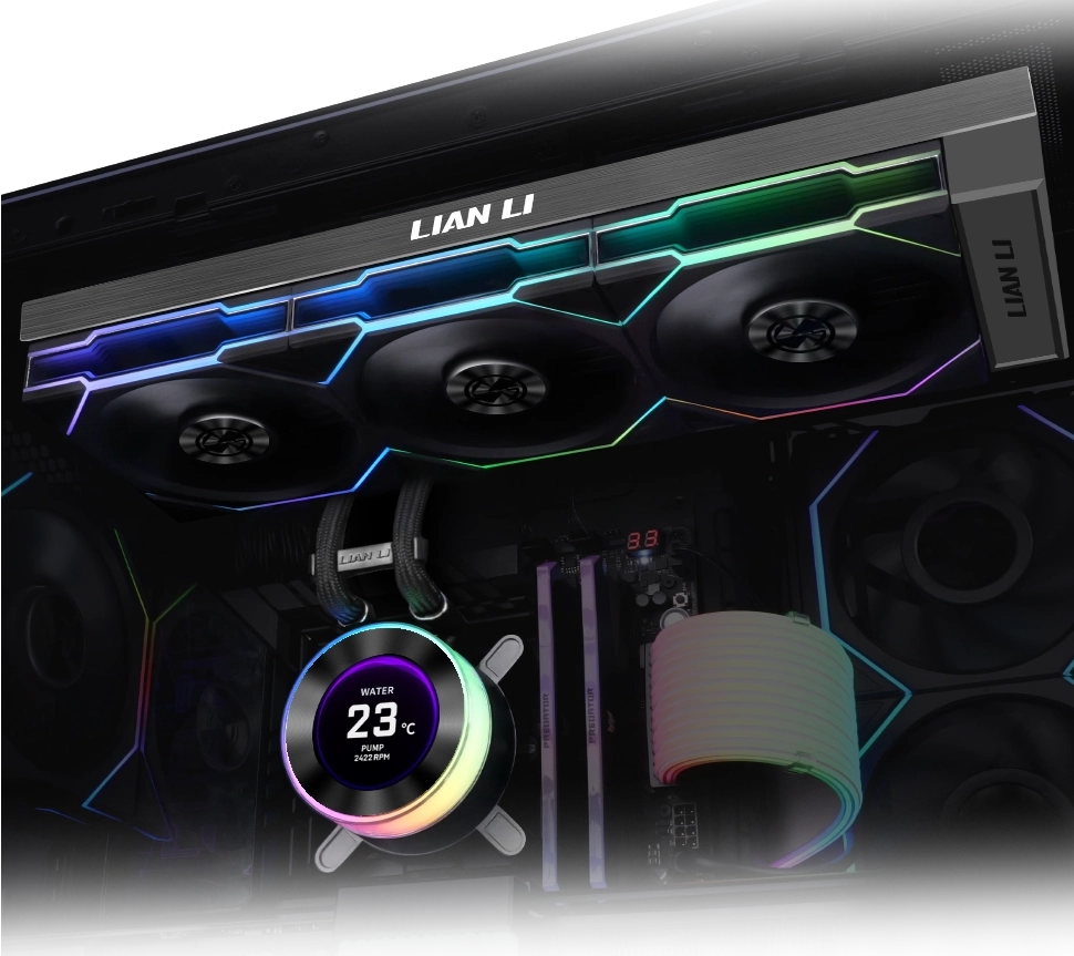 HydroShift II LCD-C - LIAN LIはPCケースのリーディングプロバイダー