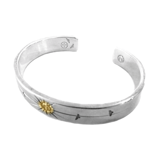 ケンキクチ GP付き 金目 唐草 イーグル フェイス バングル 顔ブレス