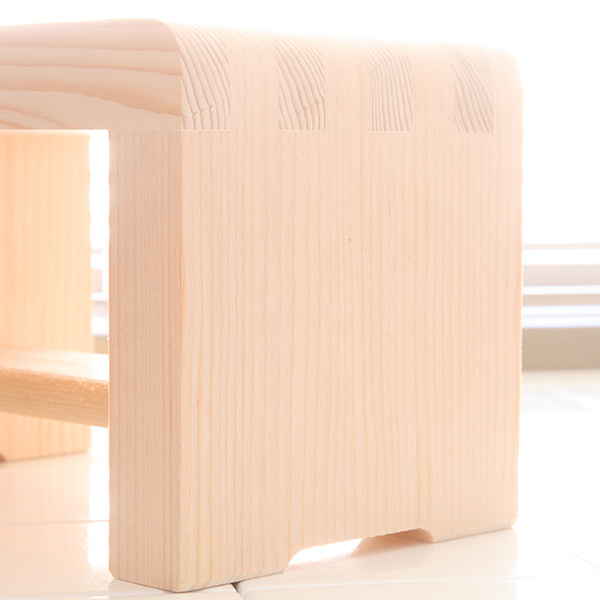 木製風呂椅子 ゆ 湯殿腰掛 小 木製 風呂椅子 お風呂 椅子 風呂いす