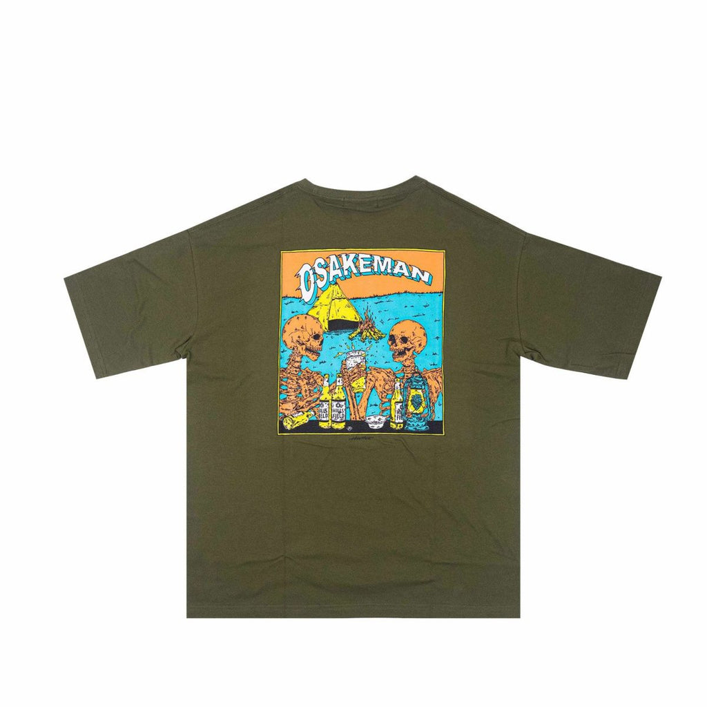 お酒マンTシャツ ビッグアウトドアTシャツ – Living Plaza Store