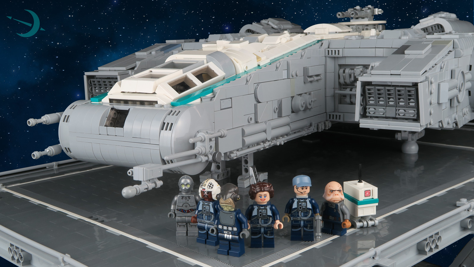 All conditions teal on this Star Wars ZH-40 Tribune-class light