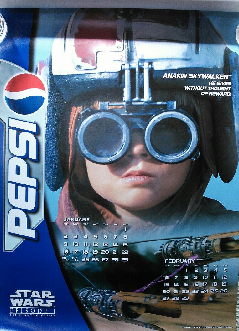 ペプシコーラ 2000年スターウォーズカレンダー STAR WARS : トレジャー