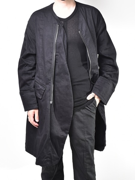 JULIUS[ユリウス] / GORDINI POLY CUT DENIM OVER COAT デニムオーバー