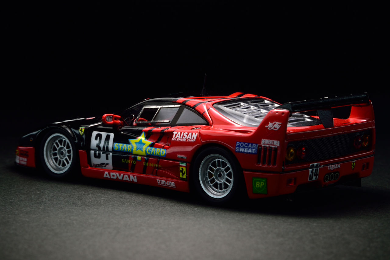 RedLine 1/43 TAISAN Star☆Card ADVAN Ferrari F40 JGTC 1995 : POKER