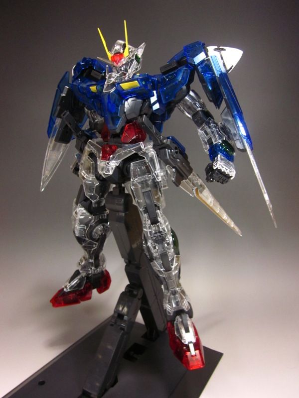 PG ダブルオーライザー クリアカラー その30 -アクションポーズ1